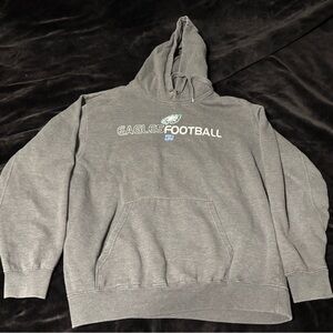 NFL Team Apparel Philadelphia Eagles Grey Hoodie Pullover